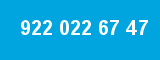 922 022 67 47 922 022 67 47